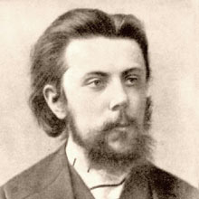 Modest Mussorgsky as a young man