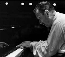 Pianist Claudio Arrau performing